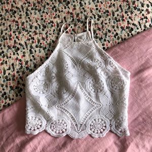 ambercrombie & fitch crop top